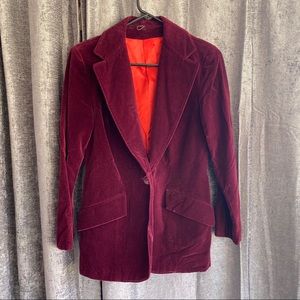 Vintage Velvet Blazer